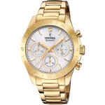 Montre chronographe - festina - f20400 - 1 - quartz - doré - 10 atm Montre chronographe - festina - f20400 - 1 - quartz - doré - 10 atm