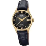Festina montre pour femme f20011 / 4 swiss made boîtier en acier inoxydable doré bracelet en cuir noir ... Festina montre pour femme f20011 / 4 swiss made boîtier en acier inoxydable doré bracelet en cuir noir ...