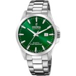 Montre - festina - f20024 / 6 - quartz - acier inoxydable - cadran vert Montre - festina - f20024 / 6 - quartz - acier inoxydable - cadran vert