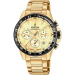 Montre - festina - timeless f20634 / 6 - quartz - acier inoxydable - cadran or Montre - festina - timeless f20634 / 6 - quartz - acier inoxydable - cadran or