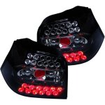 Feux arri�res design noir led golf 4 berline 97 - 03 berline + led pour: volkswagen golf iv 97 - 03