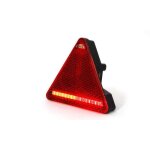 Feu arrière droit triangulaire à led 6 fonctions avec feu de recul pour remorque Feu arrière droit triangulaire à led 6 fonctions avec feu de recul pour remorque