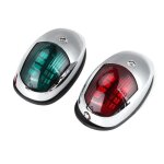 Feu de signalisation lumière de navigation marine 12v led étanche tribord vert lampe bâbord rouge support ... Feu de signalisation lumière de navigation marine 12v led étanche tribord vert lampe bâbord rouge support ...