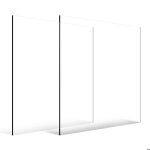 Feuille acrylique - duoku - 610 x 914 mm - plaque plastique transparente - �paisseur 6 mm - facile � ...