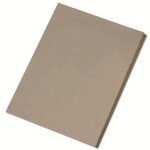 Feuilles de carton - folia - 40 x 50 cm - �paisseur 25 mm - 5 feuilles - couleur gris
