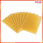 Feuilles de cire dabeille 10 pi�ces cadres dabeilles avec fondations en cire pour lapiculture la fabrication ...