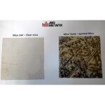 Feuille de mica tach� pour salamandre po�le et regard de chaud�re - couleur: tach� - dimension: 60 mm ...