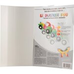 Feuille plastique fou transparent 20x26 - pochette