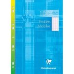 Feuille a4 - clairefontaine - grand carreaux - 90g - Étui de 50 - 100 pages Feuille a4 - clairefontaine - grand carreaux - 90g - Étui de 50 - 100 pages