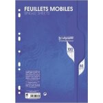 Feuille simple blanche a4 grand carreaux - x50