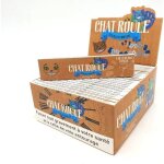 Feuille slim non blanchi - chat roule brown - 50 paquets de feuilles  rouler sans chlore