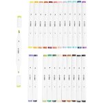 Feutres � alcool double pointe - couleurs extra - 24 pcs - double pointe - pour enfants - mixte