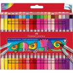 Feutres de coloriage - double pointe - 40 couleurs - enfant - faber - castell Feutres de coloriage - double pointe - 40 couleurs - enfant - faber - castell