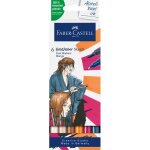 6 feutres de coloriage - a base dalcool - double pointes - manga - faber castell - goldfaber 6 feutres de coloriage - a base dalcool - double pointes - manga - faber castell - goldfaber