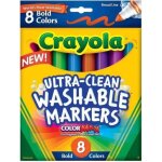 Feutres  colorier ultra lavables - crayola - 8 couleurs - pour enfants de 3  5 ans