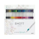 Feutres - uni - ball - emott - coffret no�l - 40 couleurs - pointe fine 04 mm