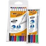 Feutres effa�ables - tableaux blancs ardoises - velleda 1721 - bic - 2 �tuis