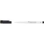 Feutre - faber - castell - pitt artist pen - pointe paisse pinceau - blanc - indlbile
