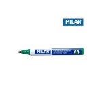 Feutres permanents - milan - pack de 12 - couleur verte - pointe ronde - encre  base dalcool