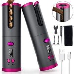 Fezax - fer à friser automatique sans fil fers à boucler sans fil portables avec écran lcd 6 température ... Fezax - fer à friser automatique sans fil fers à boucler sans fil portables avec écran lcd 6 température ...