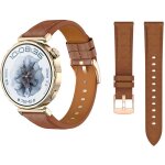 Ffo2world bracelet cuir 18 mm luxe � motif losanges ? compatible garmin vivoactive 4s venu 2s / 3s forerunner ...