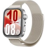 Ffo2world bracelet milanais en acier inoxydable pour huawei watch fit 4 pro / 4 / 3 ? fermeture magn�tique ...