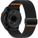 Ffo2world bracelet nylon aimant� pour garmin fenix 5 / 6 / 7 / 8 & epix 2 ? quickfit 22 mm robuste ajustable ...