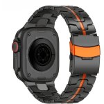 Ffo2world bracelet titane � iron � pour apple watch 49 / 46 / 45 / 44 / 42 mm ? fermeture s�curis�e ? ...