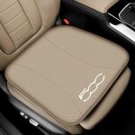 Pour fiat 500 - beige - coussin de si�ge de voiture - juste de coussin de si�ge de voiture en cuir protection ...