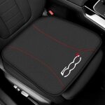 Coussin de si�ge voiture fiat 500x en cuir noir ? protection et rangement