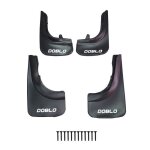 Pour fiat doblo bavettes garde - boue pour lavant et larri�re 4 pi�ces
