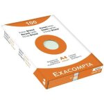 Fiche bristol 210x297 assorti - x100