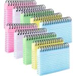 Fiches bristol couleur - 500 feuilles - 10 paquets - 5 couleurs - cartes index lignes