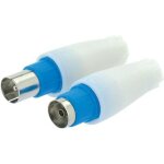 Fiche coaxiale droite - dhome - 952mm - 1 femelle / 1 mle - 1 m - cble dantenne
