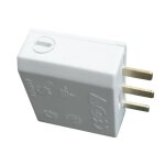 Fiche dcl zenitech 2p + t pour boite applique & point de centre pour conducteur de 0, 5  1mm