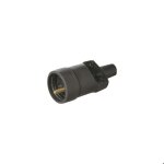 Fiche femelle caoutchouc 2p + t 16a ip40 lebenoid - pour c�ble h07 rnf 3g15 - noir