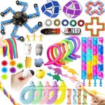 Fidget toys set - anxi�t� relief finger toys - 50pcs - stress � doigtsjouets � pousserjouets � rebondirsoulage ...