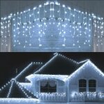 Fiège eu stable sur - 3. 5m 96 led - blanche - décorations de noël pour la maison extérieur led rideau ... Fiège eu stable sur - 3. 5m 96 led - blanche - décorations de noël pour la maison extérieur led rideau ...
