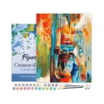 Figuredart peinture par numro adulte avec cadre beaut en couleurs - kit diy numro dart - 40x50cm toile ...