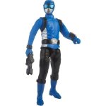 Figurine daction power rangers beast morphers - ranger bleu - 30 cm