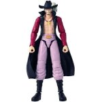 Figurine anime heroes articul�e - bandai - one piece - dracule mihawk ?il de faucon - 17 cm