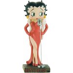 Figurine betty boop chanteuse de cabaret - betty boop - collection n 1 - rouge - 15 cm