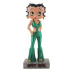 Figurine - betty boop - danseuse de disco - r�sine peinte � la main - 15 cm - collection n 29