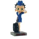 Figurine - betty boop h�tesse de lair - r�sine peinte � la main - 15 cm