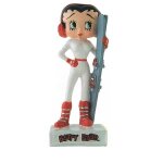 Figurine - betty boop - betty boop skieuse - r�sine peinte � la main - 15 cm - collection n 41