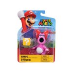 Figurine birdo avec block - figurine articule 12 cm - set collection super mario + 1 carte tigre - enfant ...