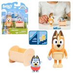 Figurines - bluey - baby blue et chilli - 2 figurines - pour enfants 3 ans et plus - dveloppe limagination ...