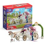 Figurine la calche des maris, ds 5 ans, schleich 42641 horse club, coffret 106 pices