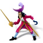 Figurine capitaine crochet - bully - peter pan disney - 10 cm - mixte - rose