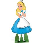 Figurine en carton - alice au pays des merveilles - 159 cm - multicolor - 100% licence disney